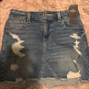 Hollister denim skirt